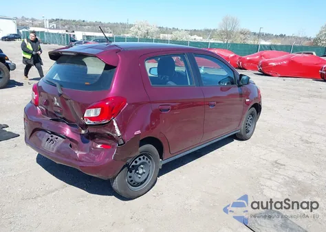 2020 Mitsubishi Mirage Es/Se z USA, uszkodzony, nr VIN ML32A3HJ3LH010566